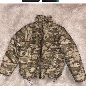 Camouflage Puffer Jacket
